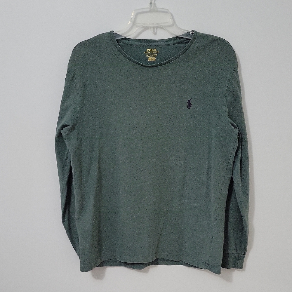 Polo by Ralph Lauren Long-Sleeve Crewneck Shirt, Size Medium